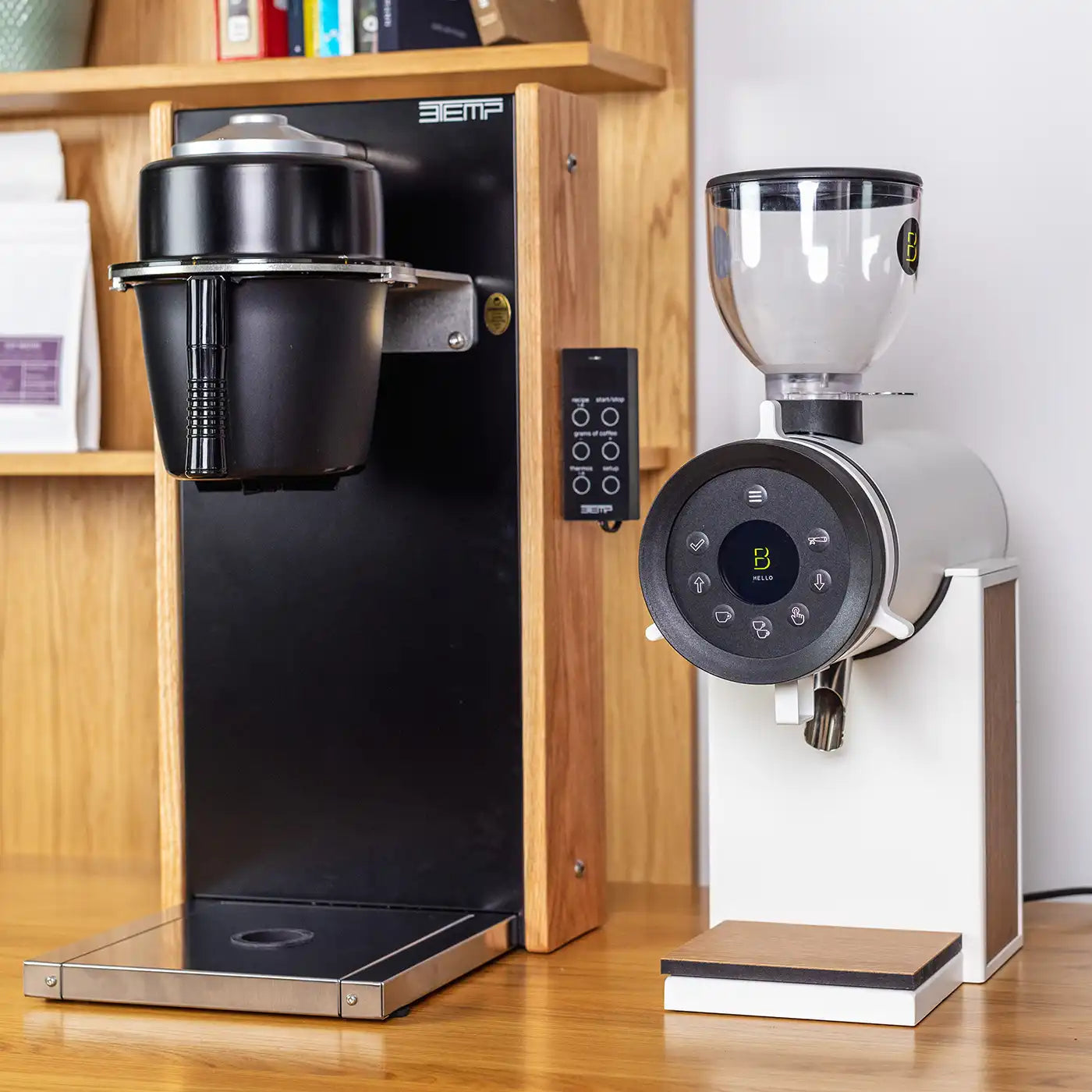 3TEMP setup PULS og Bentwood kaffekværn