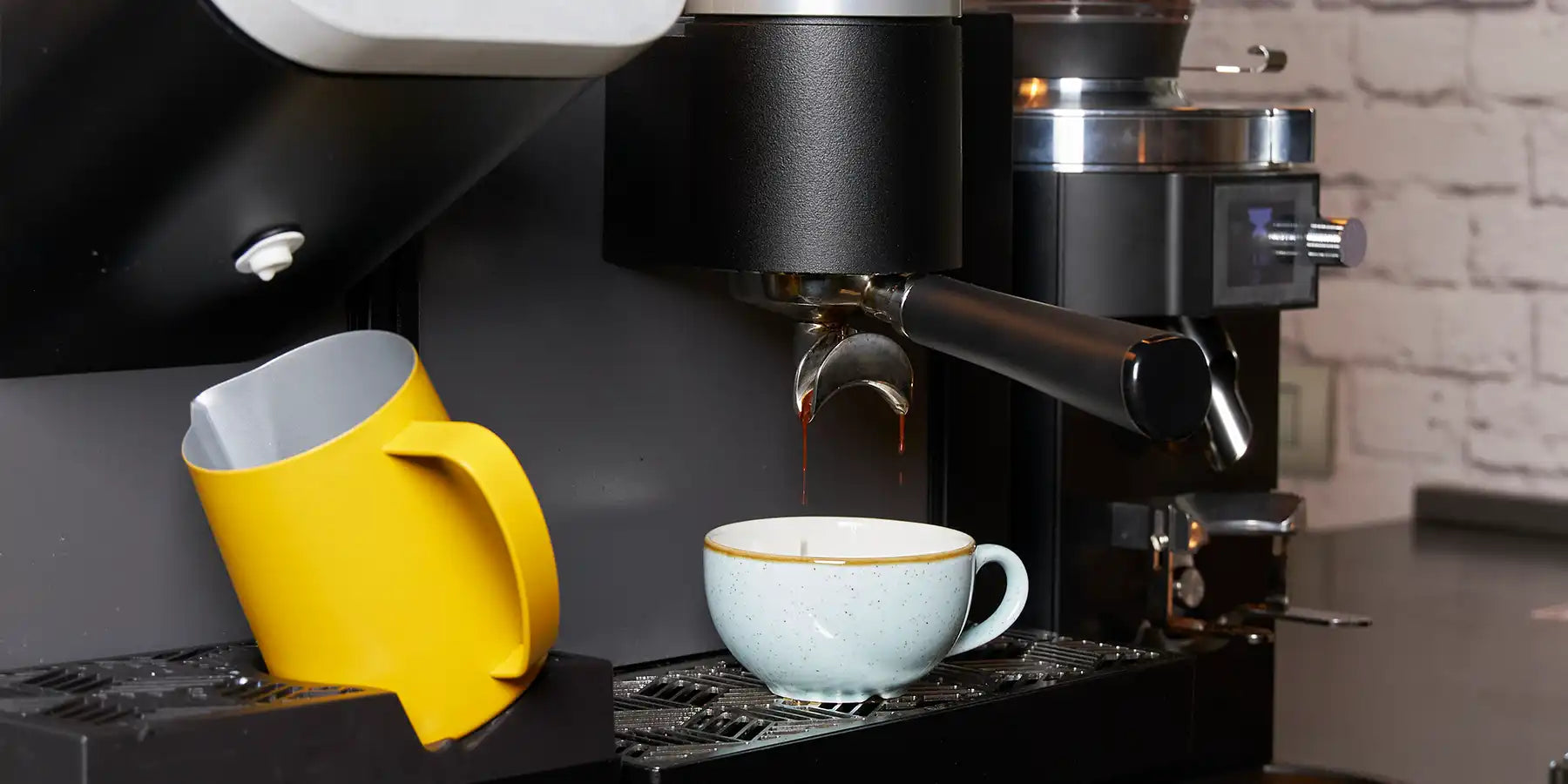 heylo setup sort, mælkemodul, espressomodul