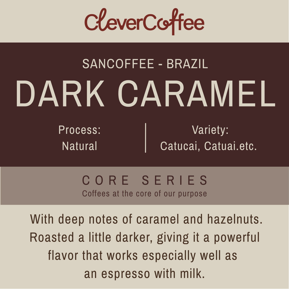Dark Caramel - Perfekt til espresso