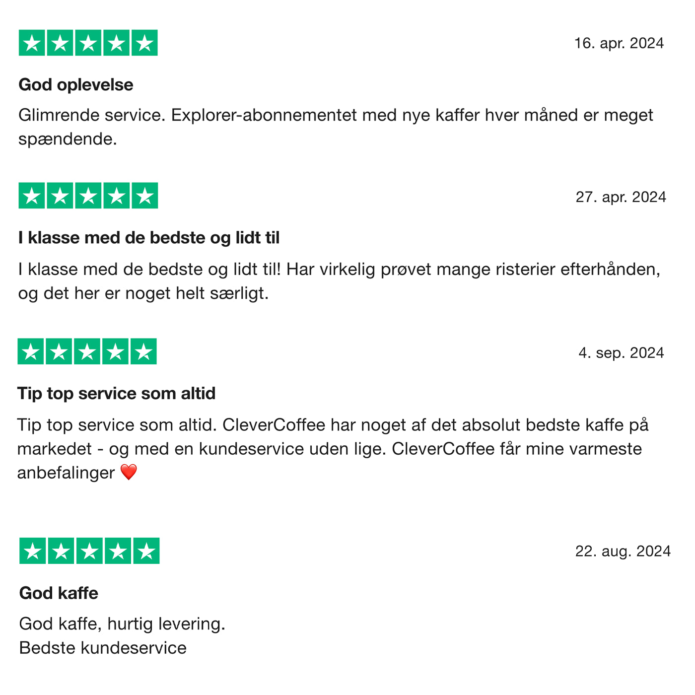 Kundeanmeldelser af CleverCoffee