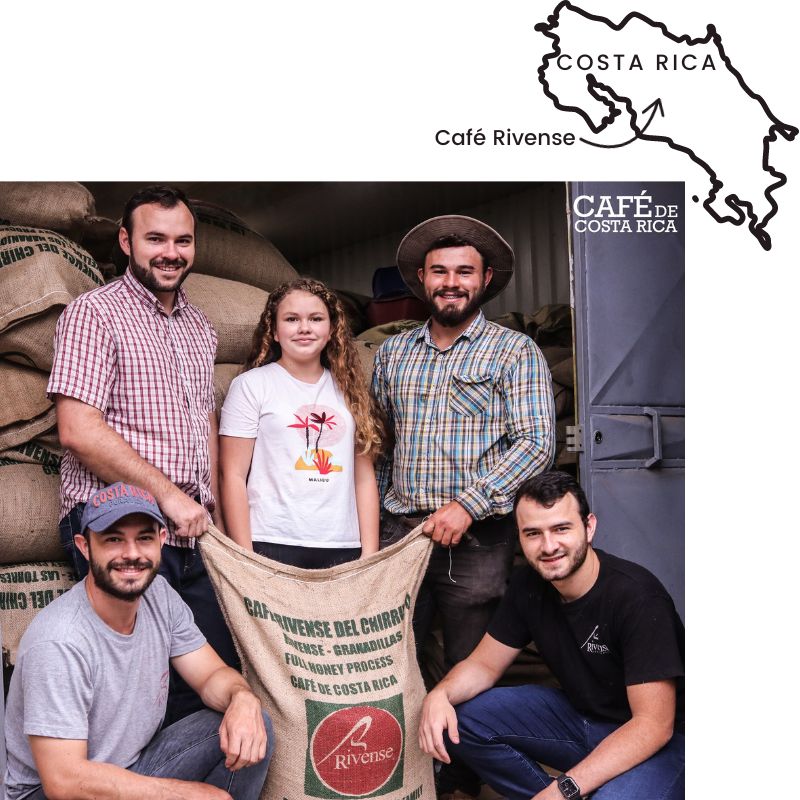 kaffefarmerfamilie fra Costa Rica 
