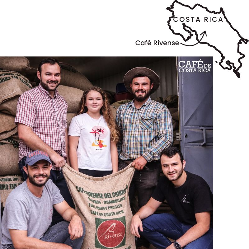 kaffefarmerfamilie fra Costa Rica