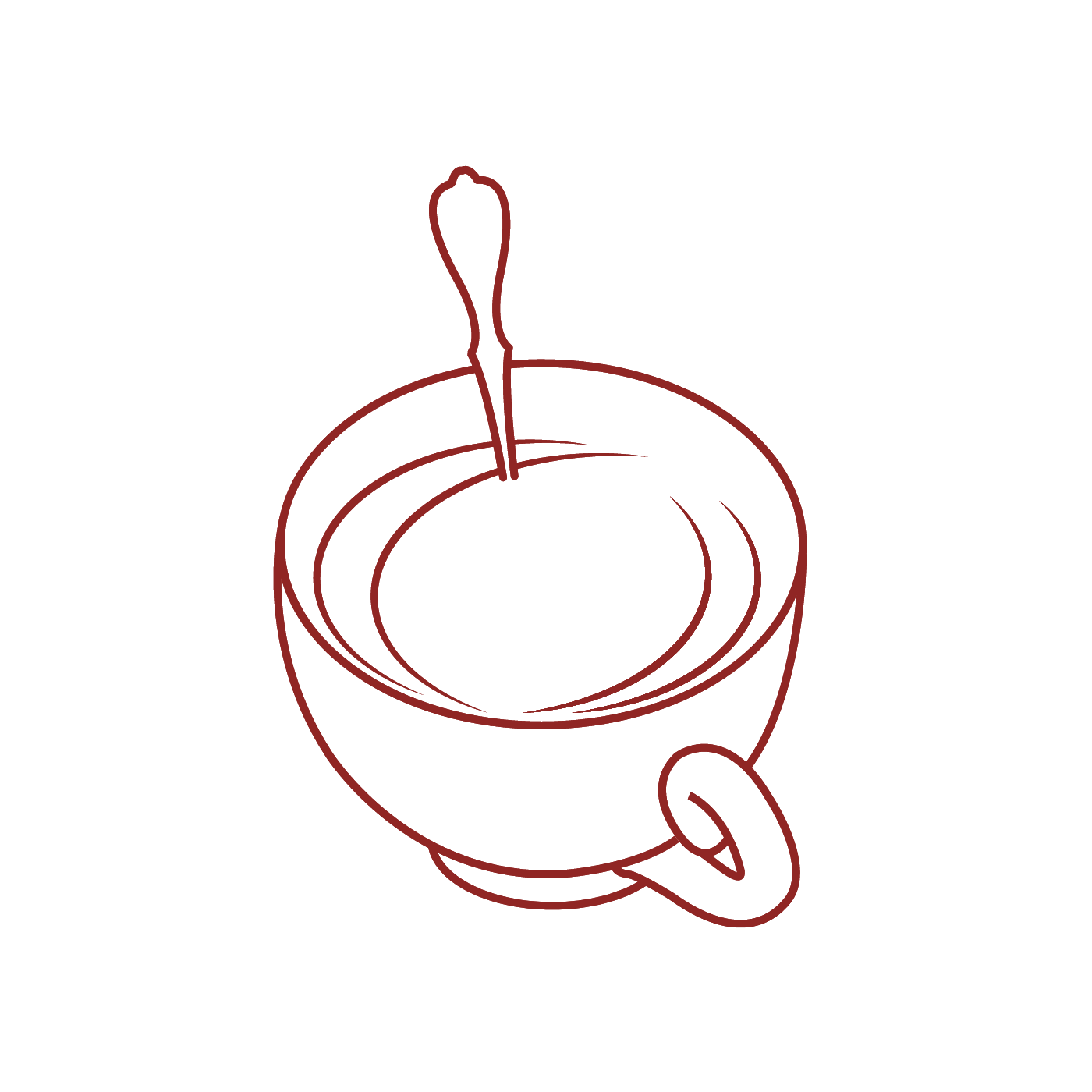 Tegning af kaffekop