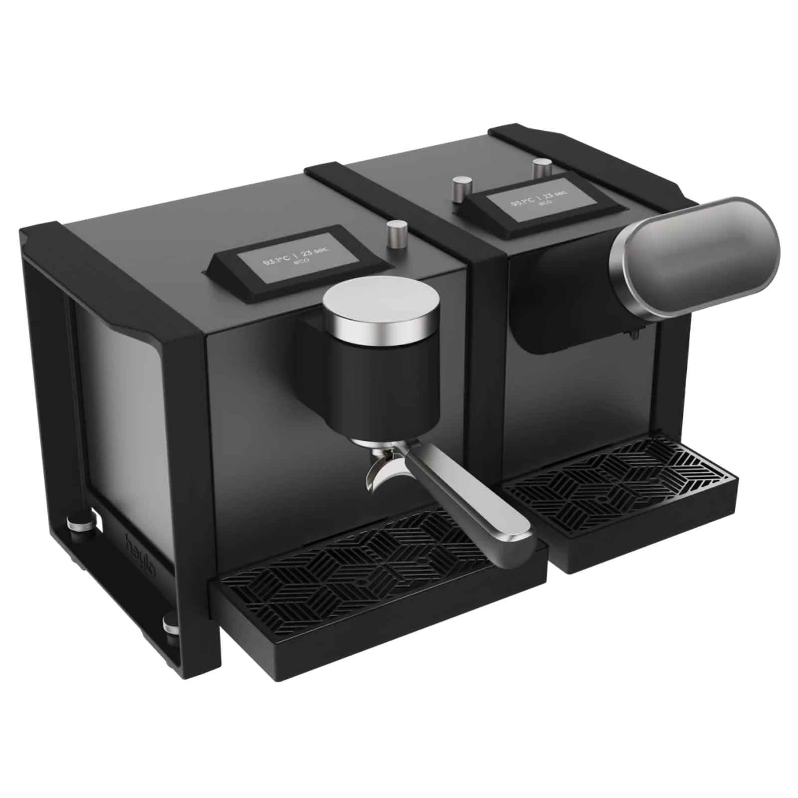 heylo kaffemodul og mælkemodul, kedelfri espressomaskine og mælkeskummer 