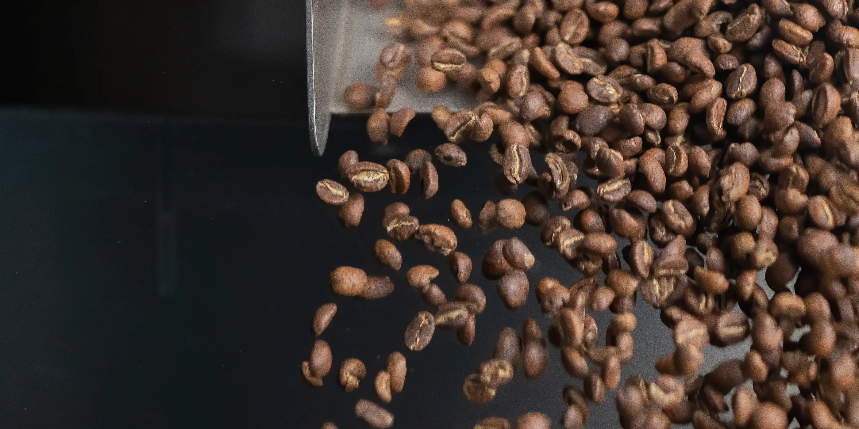 lysristede kaffebønner