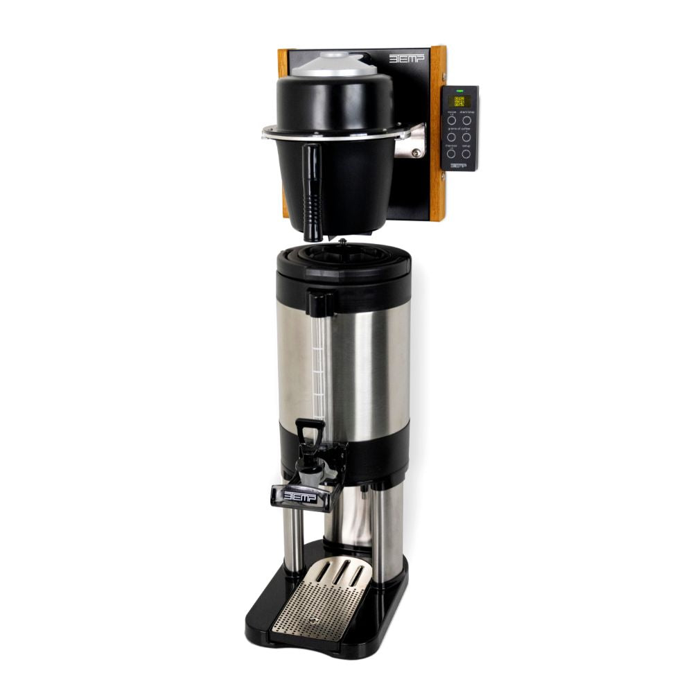 3temp wall kedelfri filterkaffebrygger med kaffedispenser