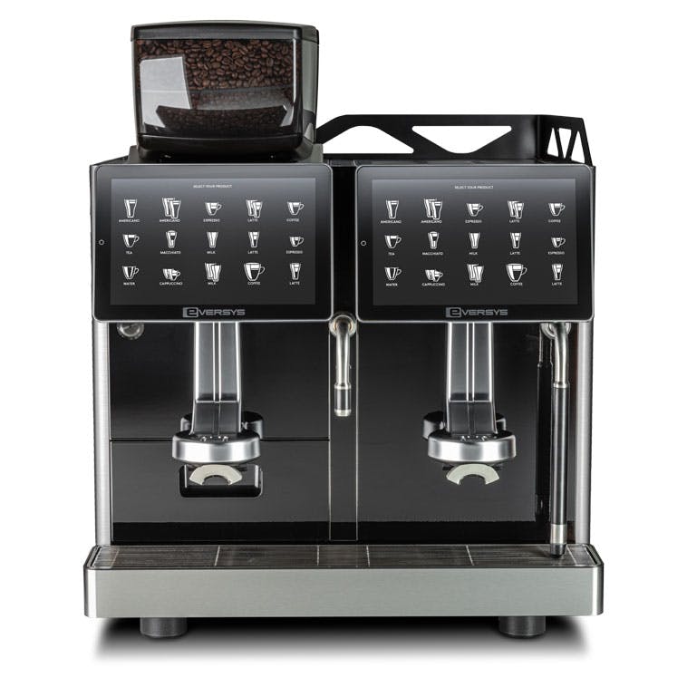 Eversys Enigma E'4ms/classic, fuldautomatisk kaffemaskine med to gruppehoveder 