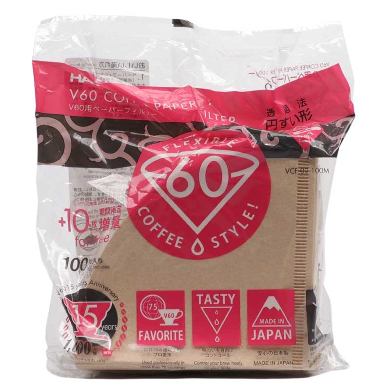hario v60 kaffefiltre ubleget
