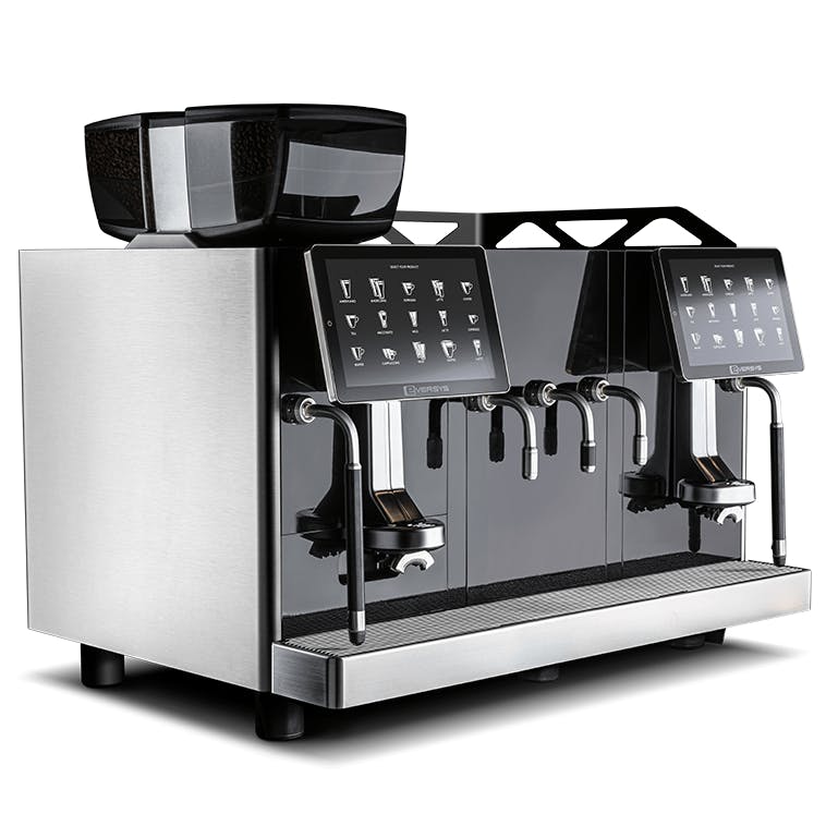 Eversys Enigma E'4ms x-wide/classic, fuldautomatisk kaffemaskine med to gruppehoveder