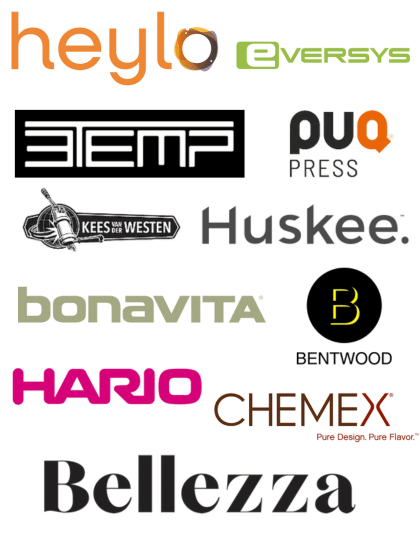 Billede af de brands, som vi samarbejder med og har udstyr fra.