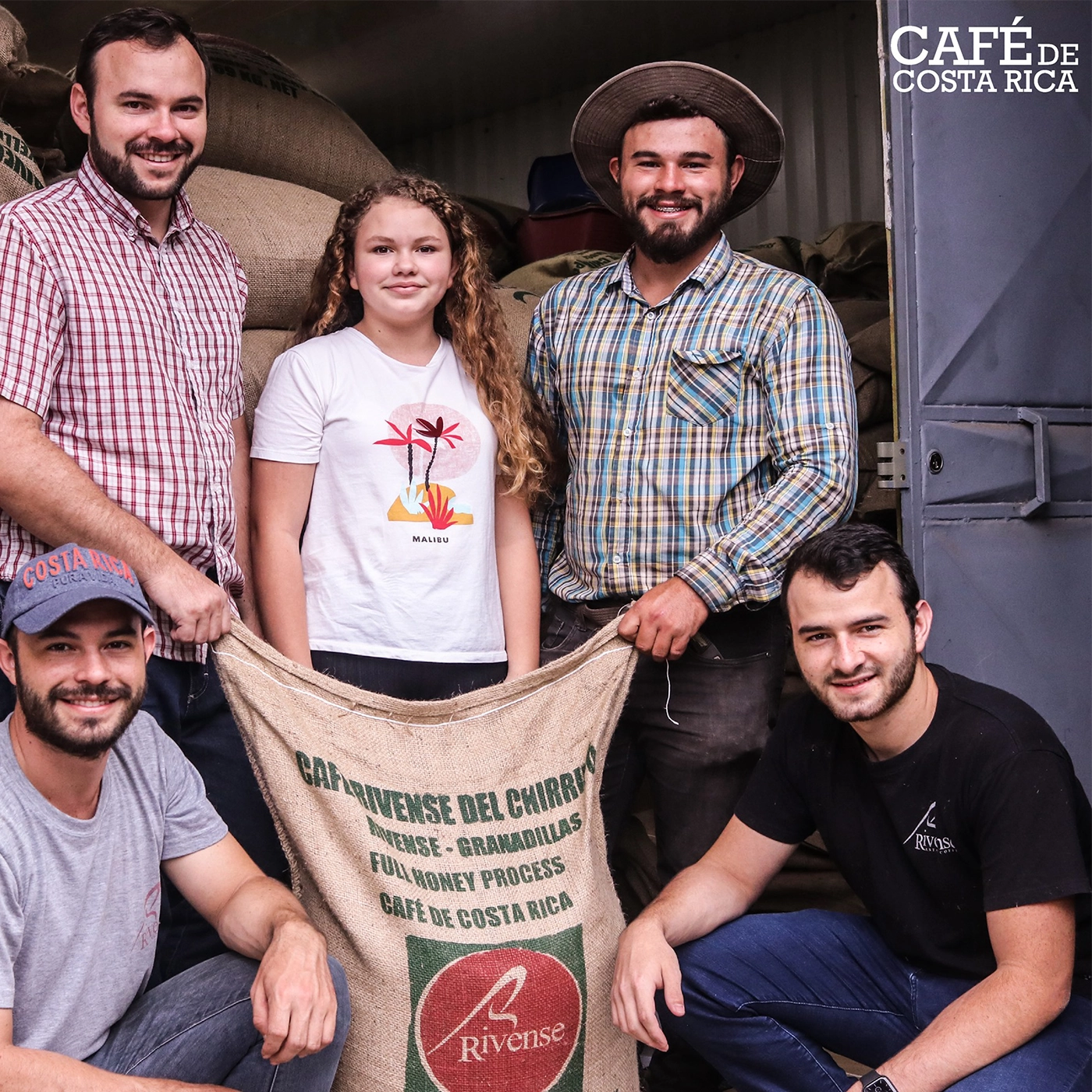 kaffefarmer familie fra Costa Rica 