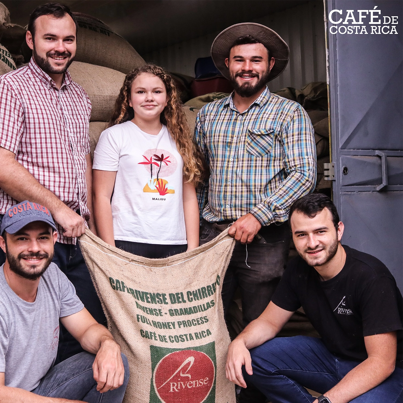 kaffefarmer familie fra Costa Rica