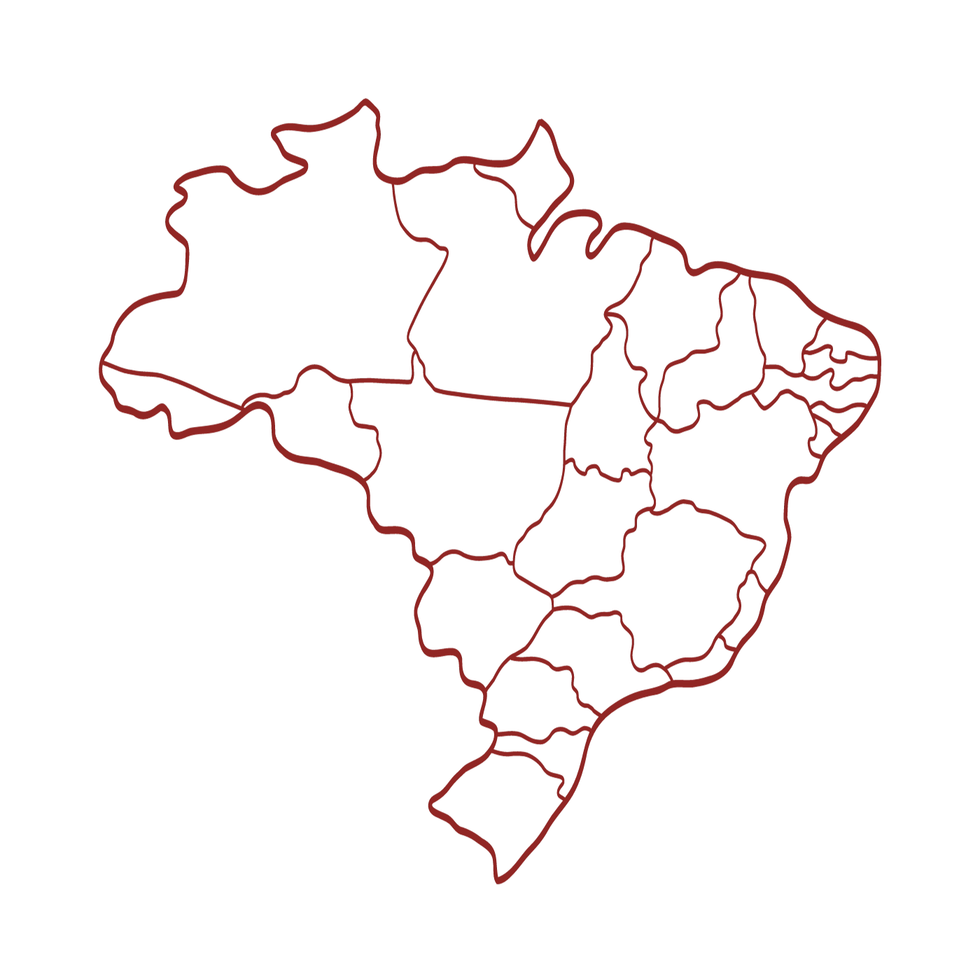 stregtegning af brasilien 